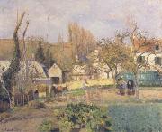 Camille Pissarro Kitchen Garden at L-Hermitage,Pontoise painting